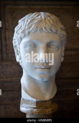 Rom. Italien. Porträtbüste von Roman Emperor Elagabalus (203-222 n. Chr.), Capitoline Museum. Musei Capitolini. Stockfoto