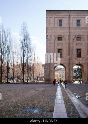 Der Palazzo della Pilotta, Parma, Emilia Romagna, Italien Stockfoto