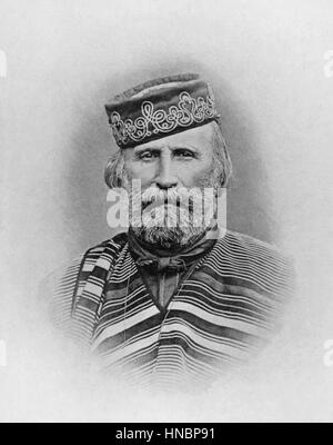 GIUSEPPE GARIBALDI 1. Januar 1870 Stockfoto