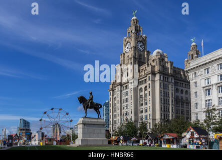 Pier Head, Liverpool, Merseyside, UK Stockfoto