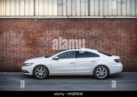 Volkswagen CC Auto Seitenansicht Stockfoto