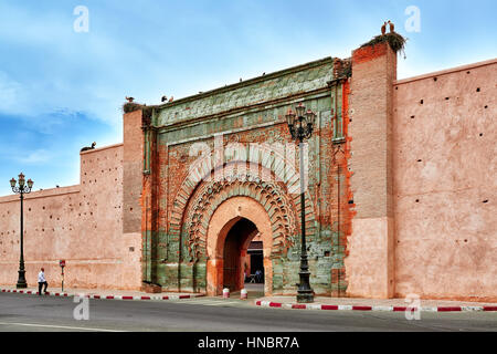 Bab Agnaou, Marrakesch, Marokko, Afrika Stockfoto