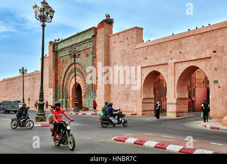 Bab Agnaou, Marrakesch, Marokko, Afrika Stockfoto