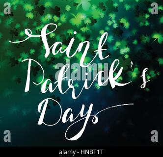 Illustration der St. Patricks day Stock Vektor