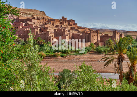 Ksar Aït Benhaddou, oft verwendet als Film set Marokko, Nord AfricaAfrica Stockfoto