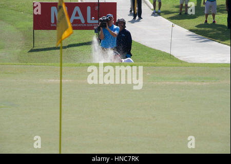 David Lipsky, Saujana Golf und Country Club, Kuala Lumpur, Malaysia, 11. Februar 2017, Maybank Meisterschaft, European Tour Golf Event. Stockfoto