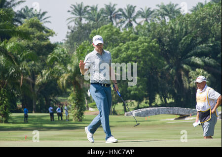 Kuala Lumpur, Malaysia. 11. Februar 2017. Bernd Wiesberger AUT während der dritten Runde der Maybank WM 2017 Kredit: Flashspix/Alamy Live News Stockfoto