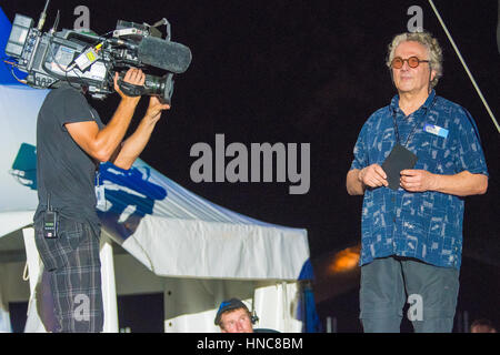 Sydney, Australien. 11. Februar 2017. Promis auf der 2017 Tropfest Short Film Festival im Parramatta Park in Sydney stattfand. Abgebildet ist George Miller Credit: dreieckige Pics / Alamy Live News Stockfoto