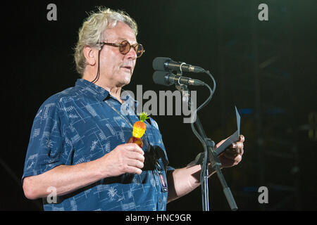 Sydney, Australien. 11. Februar 2017. Tropfest Short Filmfestival im Parramatta Park in Western Sydney. Das Bild zeigt George Miller. Bildnachweis: Mjmediabox/Alamy Live-Nachrichten Stockfoto