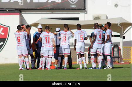 Salvador da Bahia, Brasilien. 11. Februar 2017. RN für Vitoria x America RN, Start überprüft die Nordost-Cup, statt in Barradão (Barradão) in Salvador, Bahia. Bildnachweis: Tiago Caldas/FotoArena/Alamy Live-Nachrichten Stockfoto