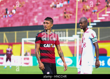 Salvador da Bahia, Brasilien. 11. Februar 2017. RN für Vitoria x America RN, Start überprüft die Nordost-Cup, statt in Barradão (Barradão) in Salvador, Bahia. Bildnachweis: Tiago Caldas/FotoArena/Alamy Live-Nachrichten Stockfoto