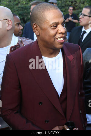 Holmby Hills, Ca. 11. Februar 2017. Jay-Z auf 2017 Roc Nation Pre-Grammy Brunch in einem Privathaus am 11. Februar 2017 in Holmby Hills, Kalifornien. Stockfoto