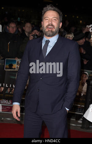 Die Europäische Premiere von "Live by Night" am BFI Southbank - Ankünfte mit statt: Ben Afleck Where: London, Vereinigtes Königreich bei: Kredit-11. Januar 2017: Mario Mitsis/WENN.com Stockfoto