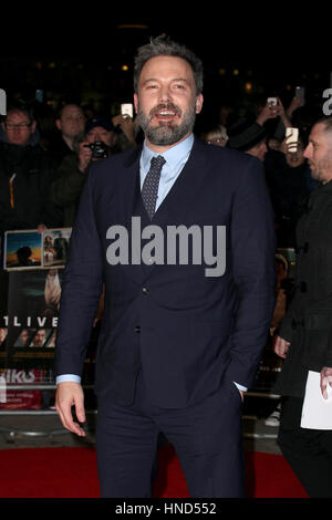 Die Europäische Premiere von "Live by Night" am BFI Southbank - Ankünfte mit statt: Ben Afleck Where: London, Vereinigtes Königreich bei: Kredit-11. Januar 2017: Mario Mitsis/WENN.com Stockfoto