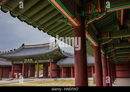 Traditionelle Architektur, Changgyeonggung-palast Palace, Jongno-gu, Seoul, Südkorea Stockfoto