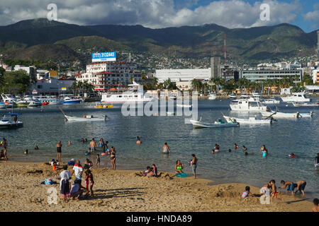 Tlacapanocha Beach, Acapulco, Mexiko Stockfoto