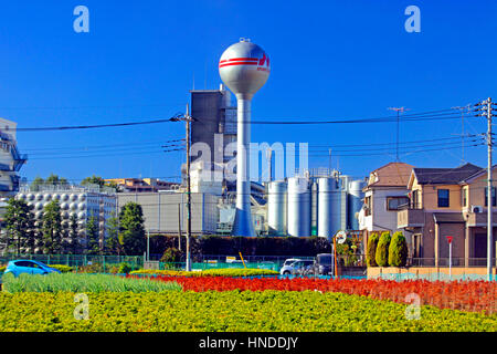 Morinaga Milch-Industrie-Anlage in Higashiyamato Stadt Tokio Japan Stockfoto