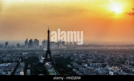 Einen schönen Abend in Paris Stockfoto