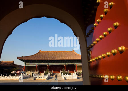 Palast von Kulturschaffenden, Verbotene Stadt, Peking, China Stockfoto