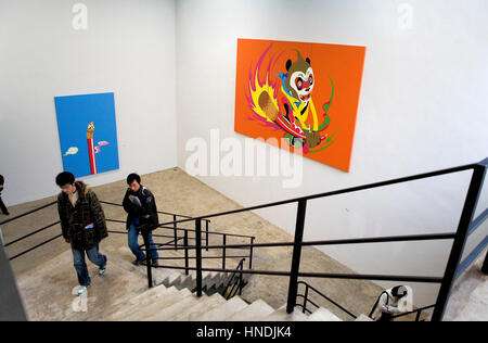 Mook Galerie. Nº4 Jiuxianqiao Straße in Dashanzi 798 Art District, Beijing, China Stockfoto