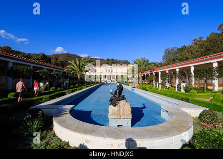 Los Angeles, 28. September: Die wunderschöne Getty Villa am SEP 28, 2014 in Los Angeles Stockfoto