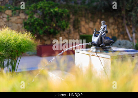 Los Angeles, 28. September: Die wunderschöne Getty Villa am SEP 28, 2014 in Los Angeles Stockfoto