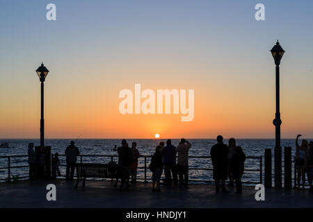 Los Angeles, 28. September: Redondo Strand am SEP 28, 2014 in Los Angeles Stockfoto