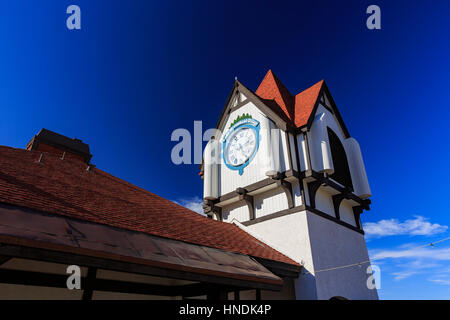 San Bernardino, SEP 1: Schöne Europa Stilgebäude in Lake Arrowhead am SEP 1, 2014 in San Bernardino, Los Angeles County, Kalifornien Stockfoto