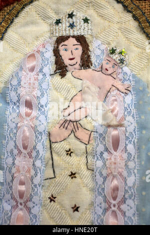 Motiv De La Vierge À L'Enfant. Stockfoto