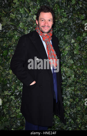 Dominic West Teilnahme an der Charles Finch und Chanel gehosteten Pre-BAFTA-Party im Annabel in London. Stockfoto