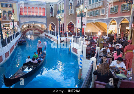 Venezianische Hotel & Casino, Insel Taipa, Macao, China Stockfoto