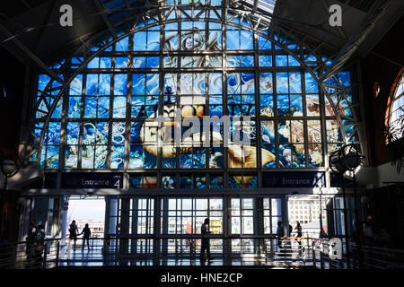 Victoria und Albert Waterfront Mall, Kapstadt, Südafrika Stockfoto