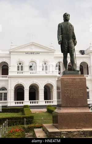 Das Nationalmuseum befindet sich in einem klassizistischen Gebäude aus dem Jahr 1877, Colombo, Sri Lanka Stockfoto