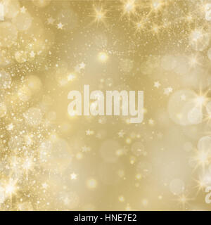 Golden glitzernden Hintergrund 1 Stockfoto