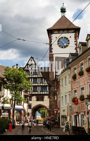 Das Schwabentor oder schwäbischen Tor, Freiburg Im Breisgau, Deutschland Stockfoto