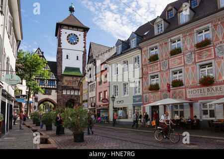 Das Schwabentor oder schwäbischen Tor, Freiburg Im Breisgau, Deutschland Stockfoto