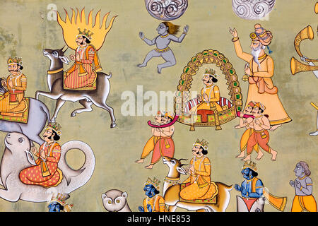 Detail des Jayapol Tors, Mehrangarh Fort, Jodhpur, Rajasthan, Indien Stockfoto