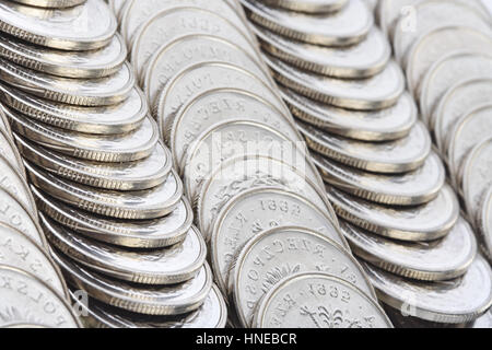 Polnische Währung - Studio gedreht Stockfoto