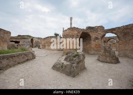 Antonine Thermen in Karthago, Tunis, Tunesien Stockfoto