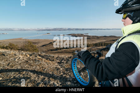 Fatbike. Fat Tire Bike. Stockfoto