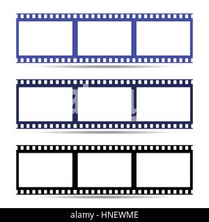 Frame Band einfach Filmikone. Abbildung. isoliert auf weißem Hintergrund. verwendet für Druck, Internet, Smartphone, tablet-Computer, Dekoration, Design, e Stock Vektor
