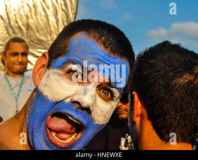 Argentinischer Fan - WM 2014 Stockfoto