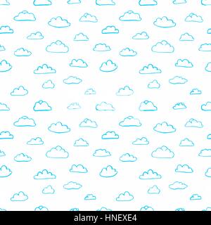 Die Textur der Wolken. Stock Vektor