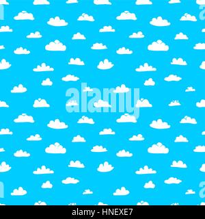 Die Textur der Wolken. Stock Vektor