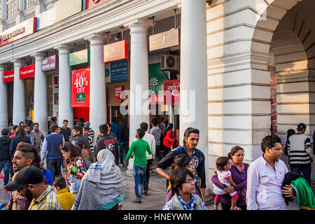 Connaught Place, Delhi, Indien Stockfoto