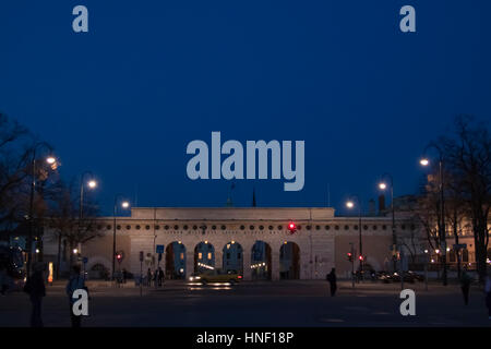 Das äußere Burgtor am Heldenplatz in der Hofburg, Wien, Österreich Stockfoto