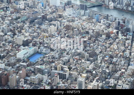 Skyline von Tokyo Stockfoto