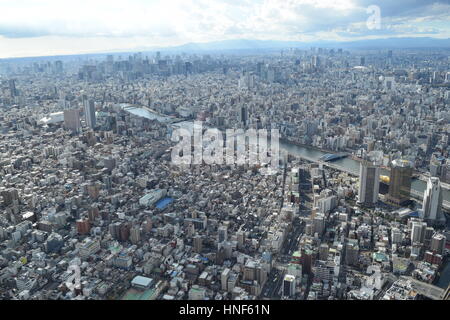 Skyline von Tokyo Stockfoto