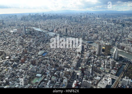 Skyline von Tokyo Stockfoto