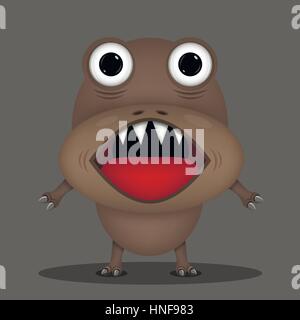 Wütend Horror monster Stock Vektor